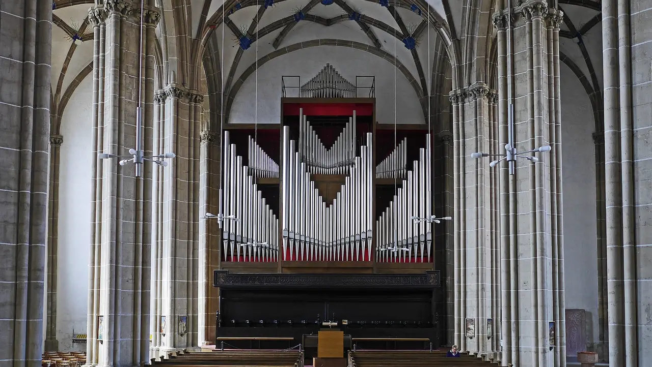 Die Orgel in der Kirche in Nordhausen. Foto: Wikimedia